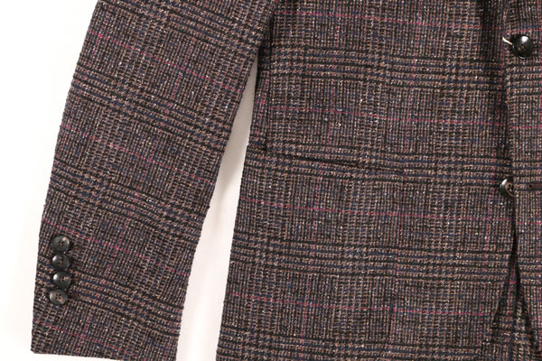 LARDINI（ラルディーニ） ジャケット IM534AE ブラウンxマルチカラー 46 26280 【W26280】の画像