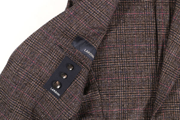LARDINI（ラルディーニ） ジャケット IM534AE ブラウンxマルチカラー 46 26280 【W26280】の画像