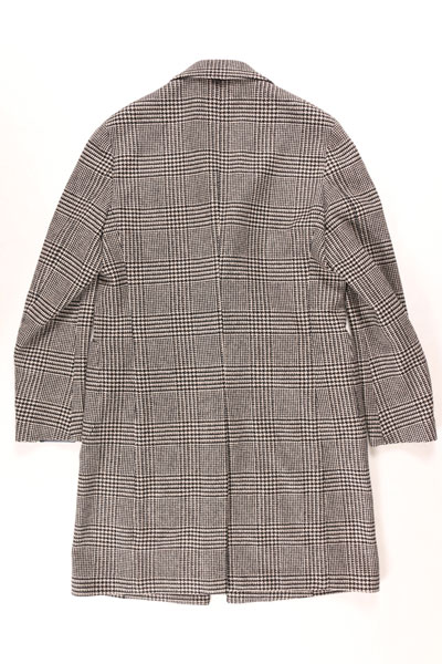 LARDINI（ラルディーニ） チェスターコート IL23045AE ホワイトxブラック 52 26419 【W26420】の画像