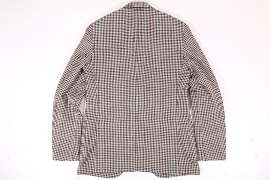 LARDINI （ラルディーニ） ジャケット YF528AE ブラウンxネイビー 46 【S34759】の画像