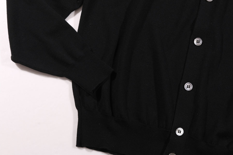 FILIPPO DE LAURENTIIS （フィリッポ デ ラウレンティス） カーディガン BB1ML RM16R ブラック 48 【W35042】_2