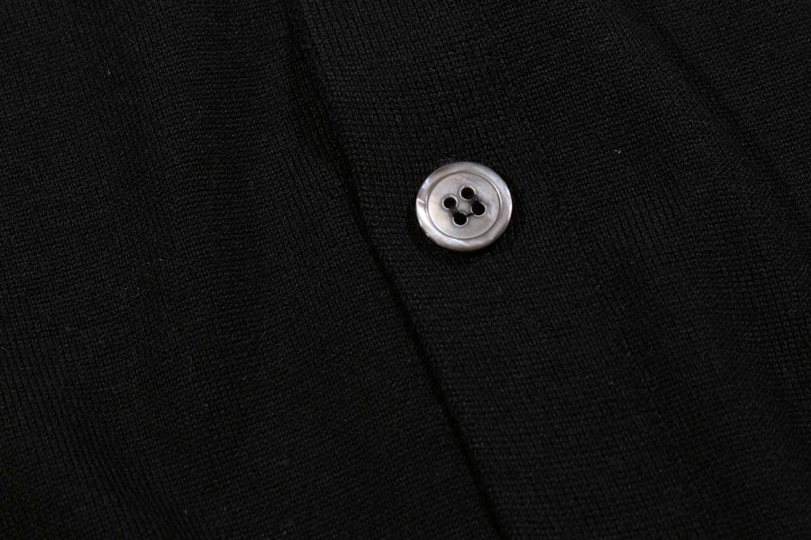 FILIPPO DE LAURENTIIS （フィリッポ デ ラウレンティス） カーディガン BB1ML RM16R ブラック 48 【W35042】_3