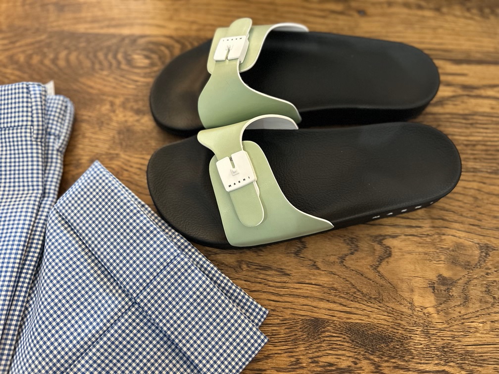 MARNI（マルニ） サンダル SAMR002402 グリーン 40 28691gr 【S28694