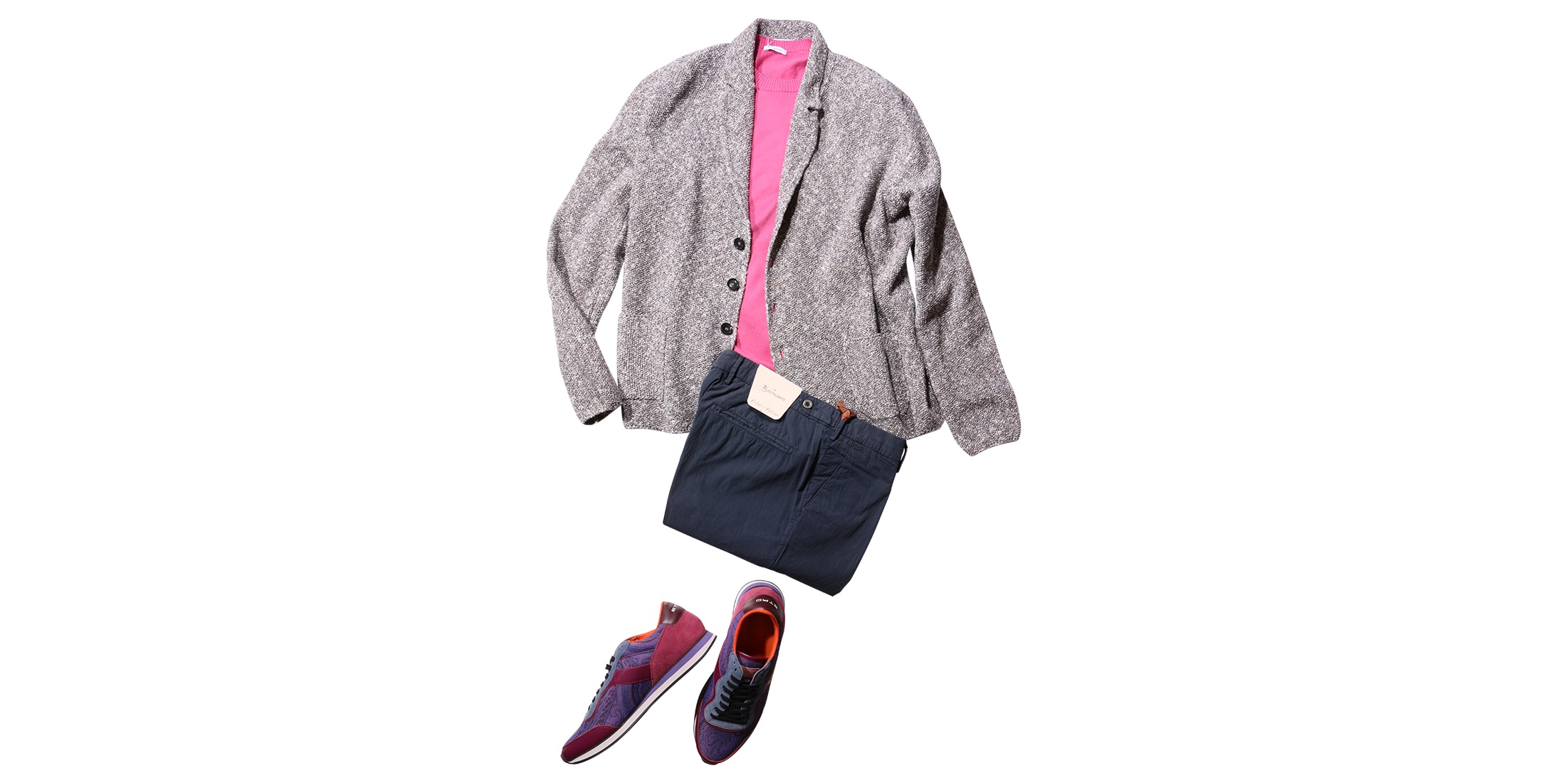 ETRO（エトロ） スニーカー 1Z100 レッドxグリーン 40 26210rd