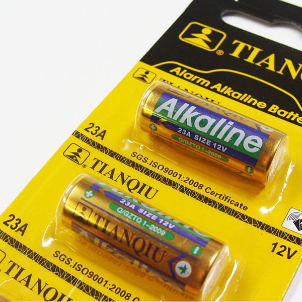 12V-23A 5個入り アルカリ乾電池 アルカリ 乾電池 12V 23A TIANQIU A23