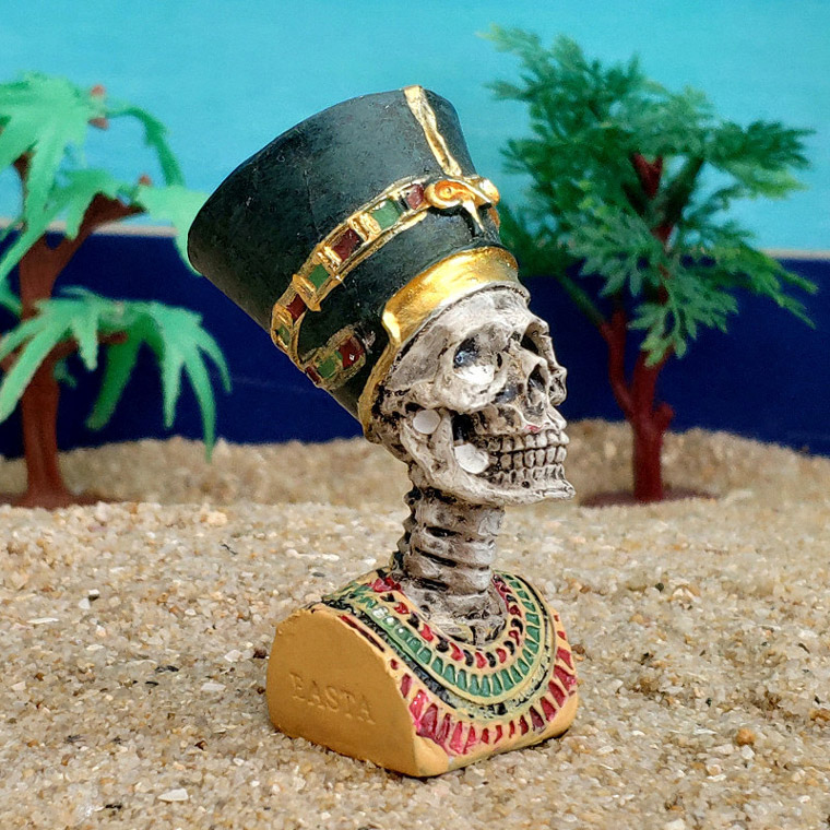 DENKO HOME スカルファラオバスト ドクロ 古代 エジプト ファラオ 女王