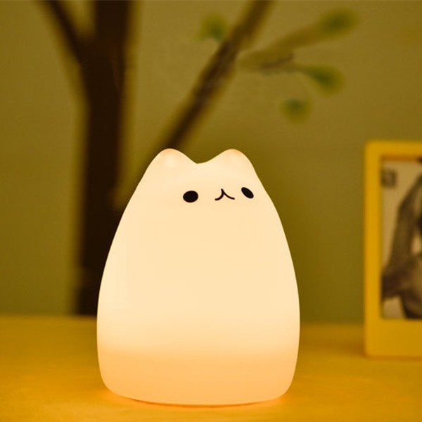 DENKO HOME（電光ホーム） 間接照明 インテリアライト 充電式 ねこ 猫