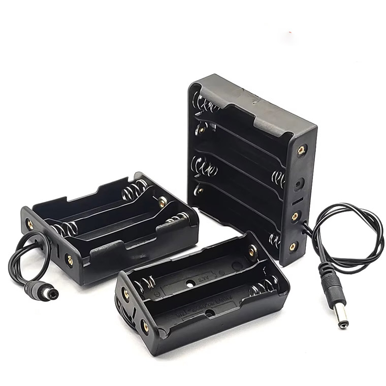 DCプラグ付 18650電池ボックス 直列接続式 11.1V出力 18650×3個 電池ケース バッテリー ケース