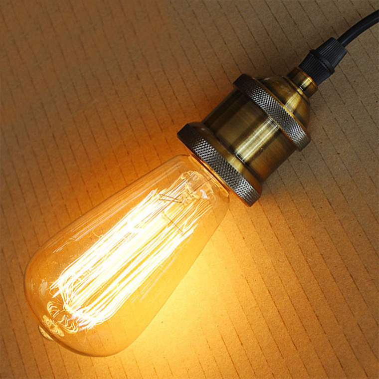LED電球　エジソンバルブ　アンティーク照明　レトロ 装飾電球【ST64】12個 DENKO HOME エジソン電球 ST64 エジソンバルブ アンティーク