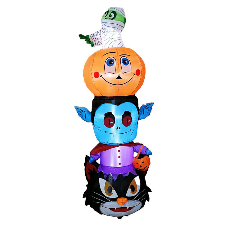 ハロウィン 光る エアーディスプレ 大型 高さ200cm かぼちゃ ゴースト