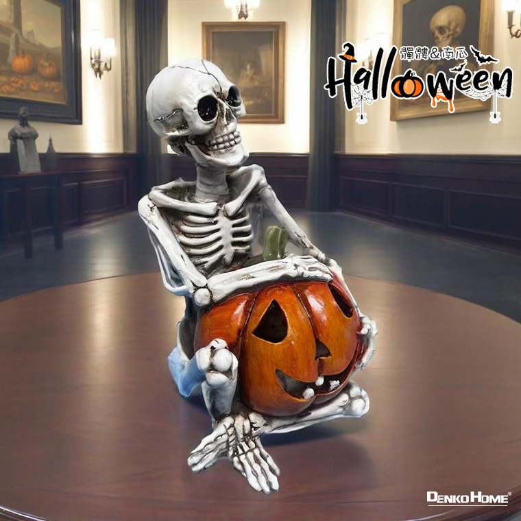 DENKO HOME（電光ホーム） ハロウィン 飾り骸骨 ドクロ カボチャ