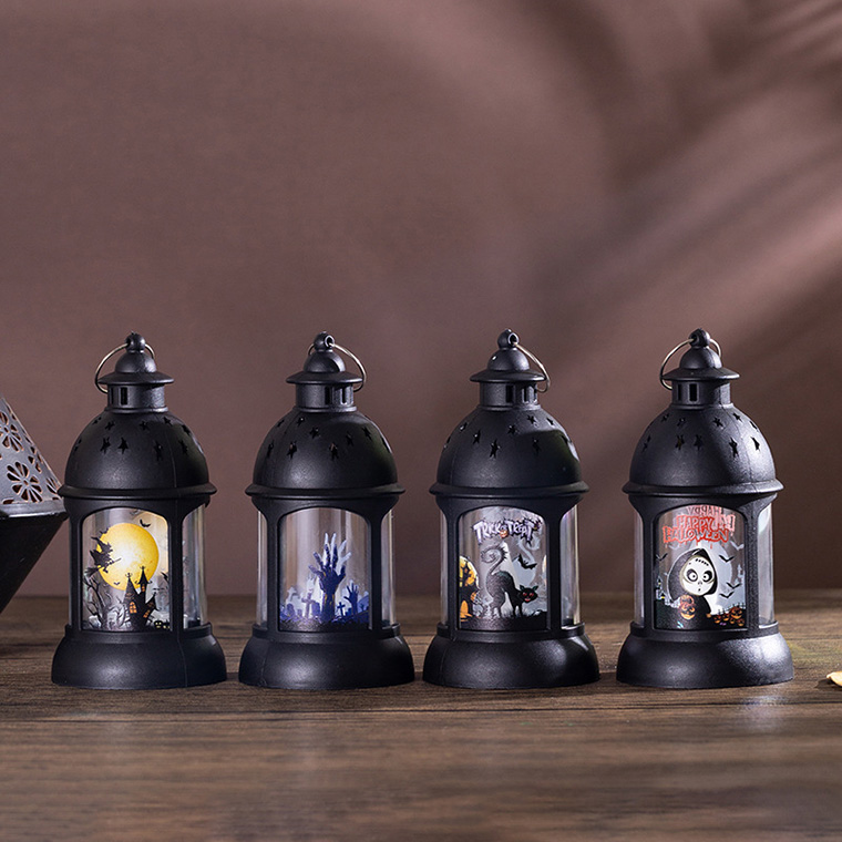 DENKO HOME（電光ホーム） ハロウィン ランタン LEDライト 4種類