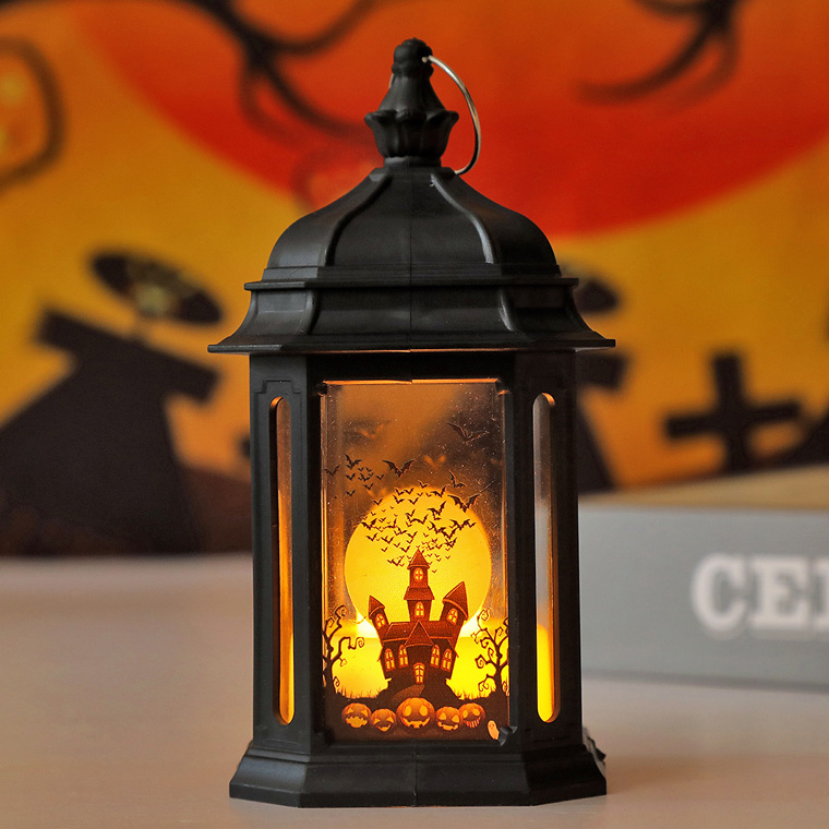 DENKO HOME（電光ホーム） ハロウィン ランタン LEDライト 3個セット