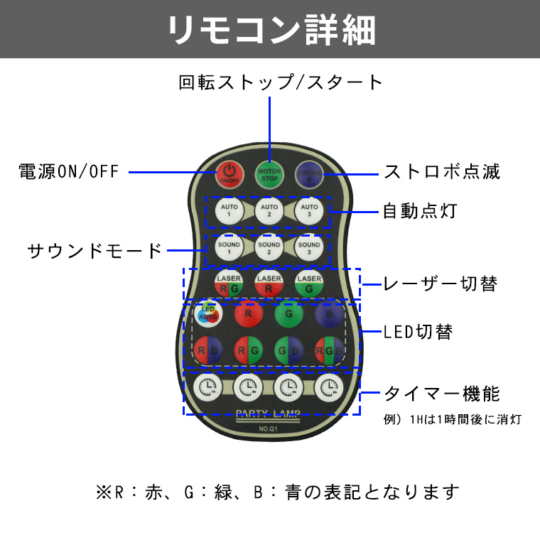 DENKO HOME（電光ホーム） レーザーライト LEDライト グリーン レッド