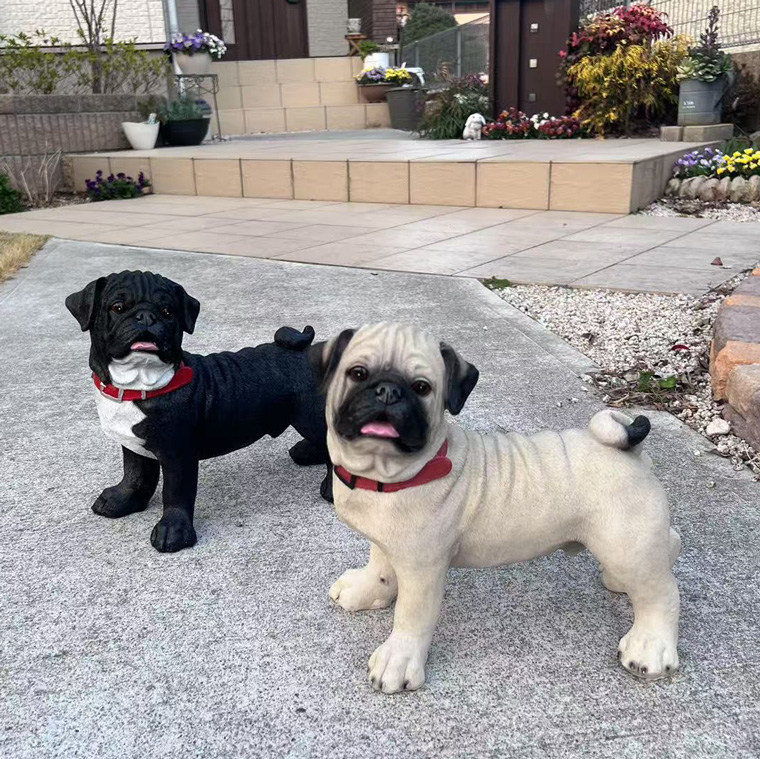 【新品】バカラ　犬　ドック 動物 　置物　 パグ　ブルドック ボストンテリア 新品】バカラ 犬 ドック 動物 置物 パグ ブルドック ボストン