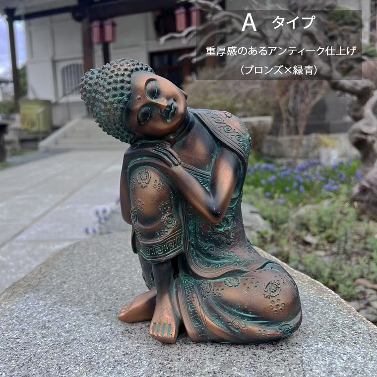 DENKO HOME（電光ホーム） 仏像 釈迦 仏陀 仏像オブジェ 禅 神様