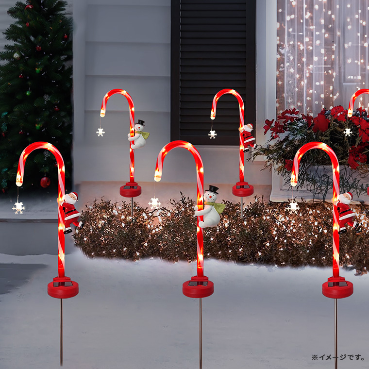 ドウシシャ ガーデンモチーフライト シーソー サンタ スノーマン