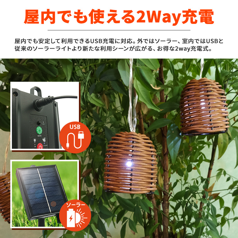 DENKO HOME（電光ホーム） ガーデンライト ソーラー 屋外 明るい LED