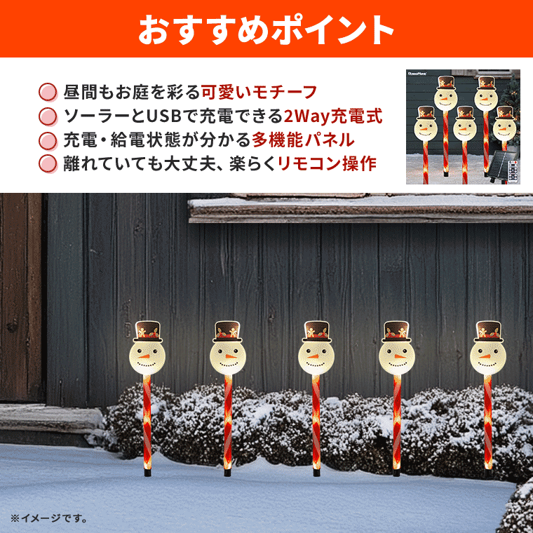 DENKO HOME（電光ホーム） ソーラー イルミネーション クリスマス