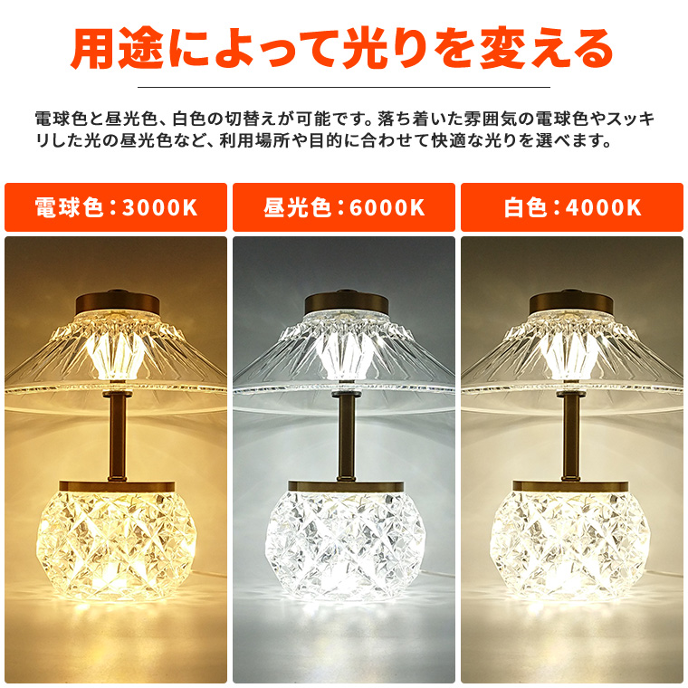 DENKO HOME（電光ホーム） テーブルランプ インテリア アクリル