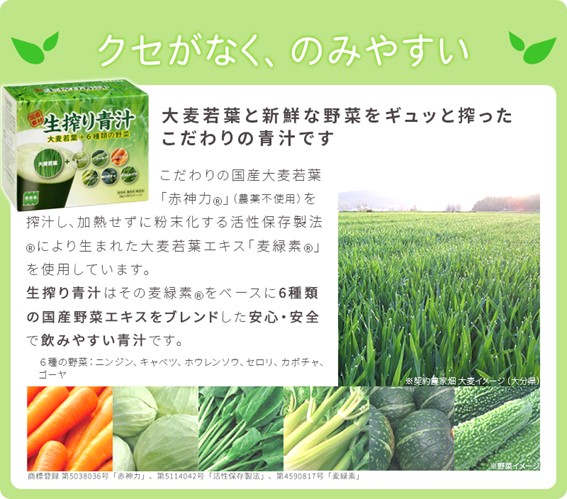 大麦若葉青汁 　5箱 大麦若葉 | 山本漢方製薬株式会社
