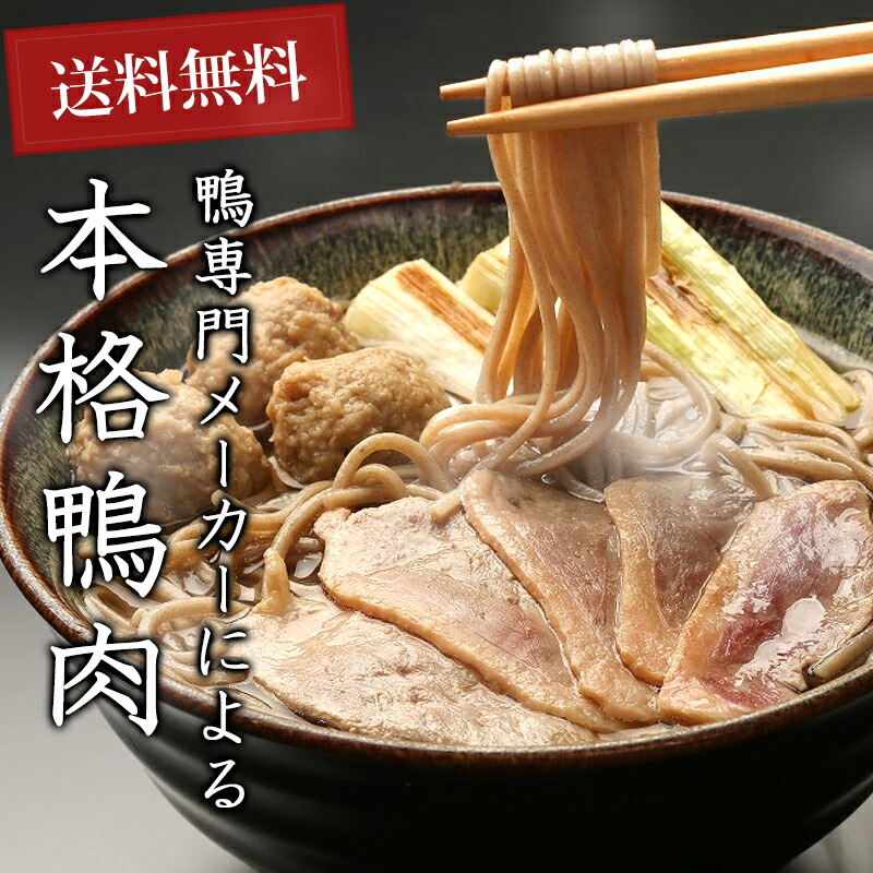 送料無料 鴨専門メーカーによる本格鴨肉