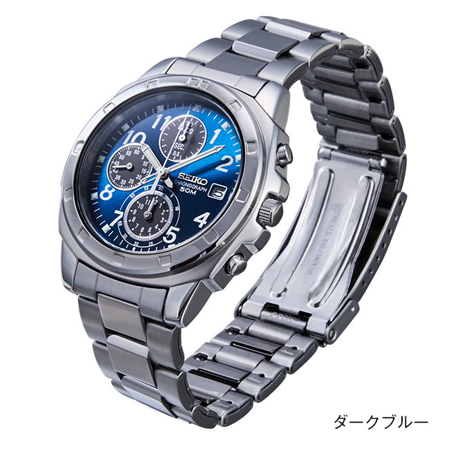 SEIKO セイコー クロノグラフ アラビア数字文字盤 （海外モデル 