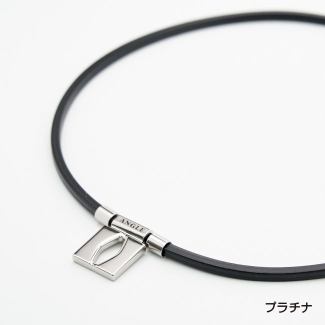 アングル e.モデル 01 ネックレス プラチナ ブラック ANGLE e.MODEL