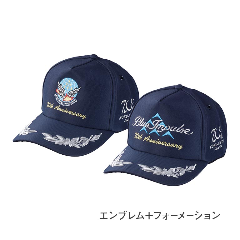ブルーブルーフラットキャップ & 10周年記念ドライTシャツ 黒Lサイズ限定2