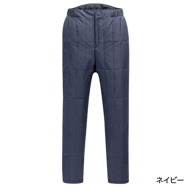 あったか 防寒 撥水 ダウンパンツ ブラック グリーン ネイビー メンズ