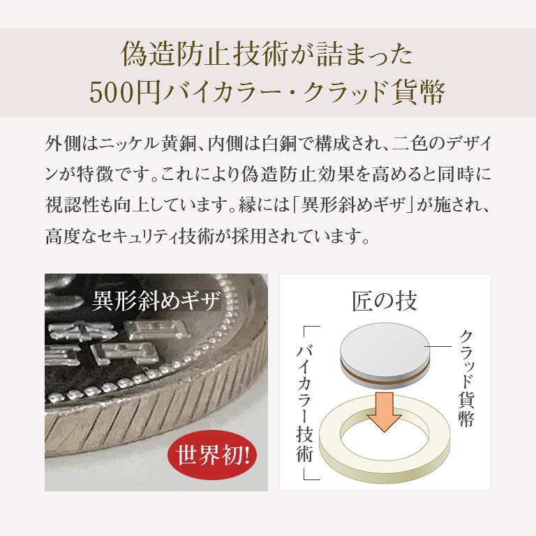 ミャクミャク　記念硬貨　五百円玉 国際博覧会記念五百円 2枚セット 万博 記念硬貨 ミャクミャク