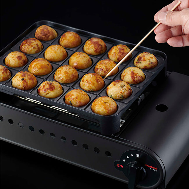 イワタニ カセットガス たこ焼き器 炎たこ2 - カセットコンロ タコパ パーティー アウトドア キャンプ ホットプレート たこやき iwatani  岩谷産業 CB-ETK-2 : 170382 : 悠遊ショップ - 通販 - Yahoo!ショッピング