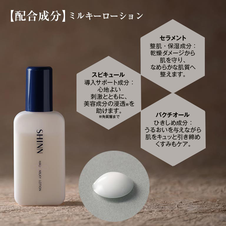 SHINN HALI フォームローション ＆ ミルキーローション セット