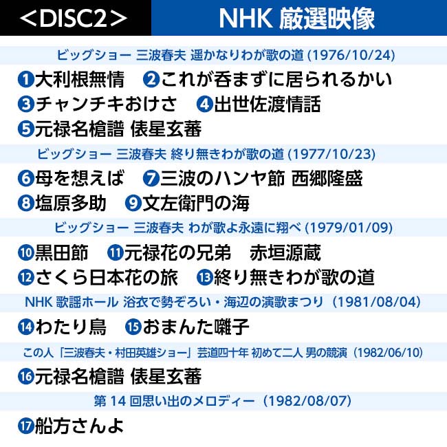 決定版 三波春夫 映像集 DVD 4枚組 - 三波 春夫 NHK 紅白歌合戦 歌謡浪曲 元禄名槍譜 俵星玄蕃 演歌 歌謡曲 ビッグショー 歌謡ステージ 特典映像 DVD 元禄名槍譜 俵星玄蕃