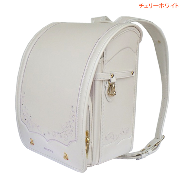 ハッカ キッズ ランドセル 2027年度 hakka kids チェリーストロベリー 0113-7405 キューブ型(wide) 12cmマチ ウイング背カン 百貨店モデル 日本製 女の子_1