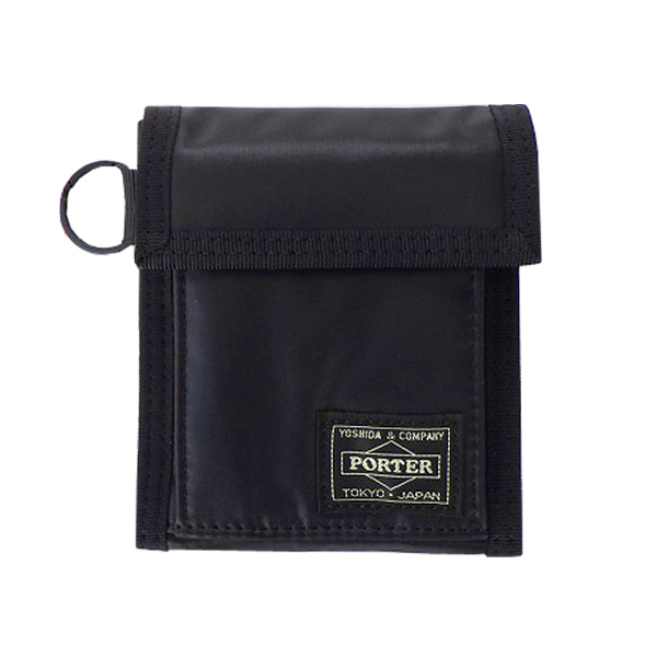 【未使用】PORTER ポーター 吉田カバン 三つ折り財布 ナイロン ブラック PORTER ポーター フリースタイル 三つ折り財布 707-07175 10 ブラック