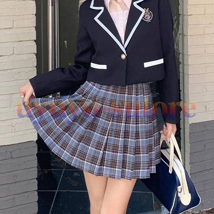 卒業式 スーツ 女の子 小学校 卒服 袴 大学 ホワイト グレー 2点セット プリーツスカート スクール 制服 スカート チェック柄 成人式 高校生 入学式 発表会 Byf06 1 陽太商会 通販 Yahoo ショッピング