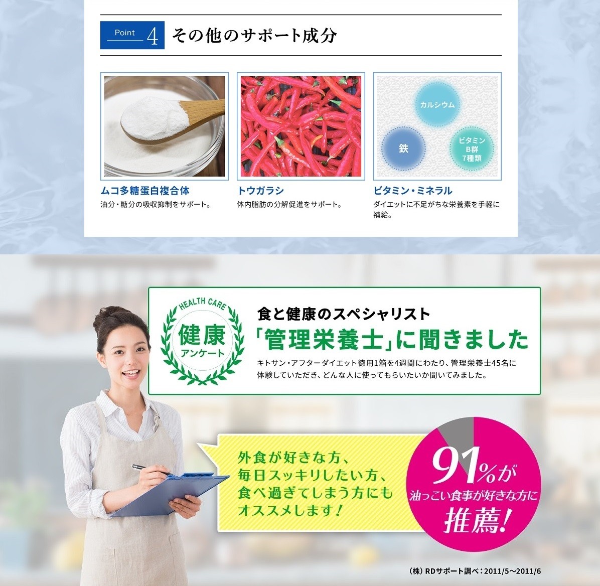 メタボリックキトサンアフターダイエット500粒/ キトサン