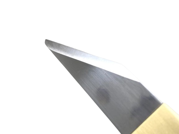 佐治作】ブッシュクラフトナイフ｜木製ハンドル・木製鞘付き｜全長33cm