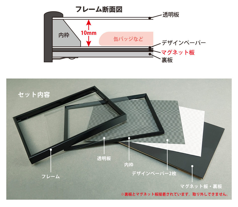 万丈 VANJOH 飾れるMAGフレーム A4 ブラック 106447 6vQKamRLms, カメラ - www.pci.edu.pe