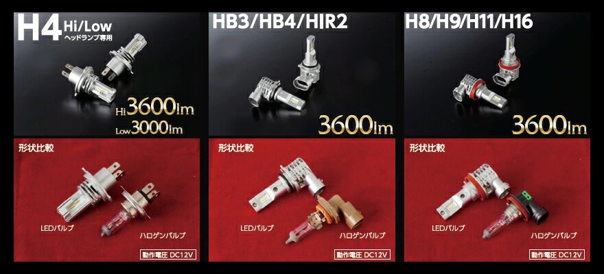 ヴァレンティ バルブ HB4 6000K ヴァレンティ（VALENTI） ジュエルLEDヘッドバルブ RC HB3/4 HIR2