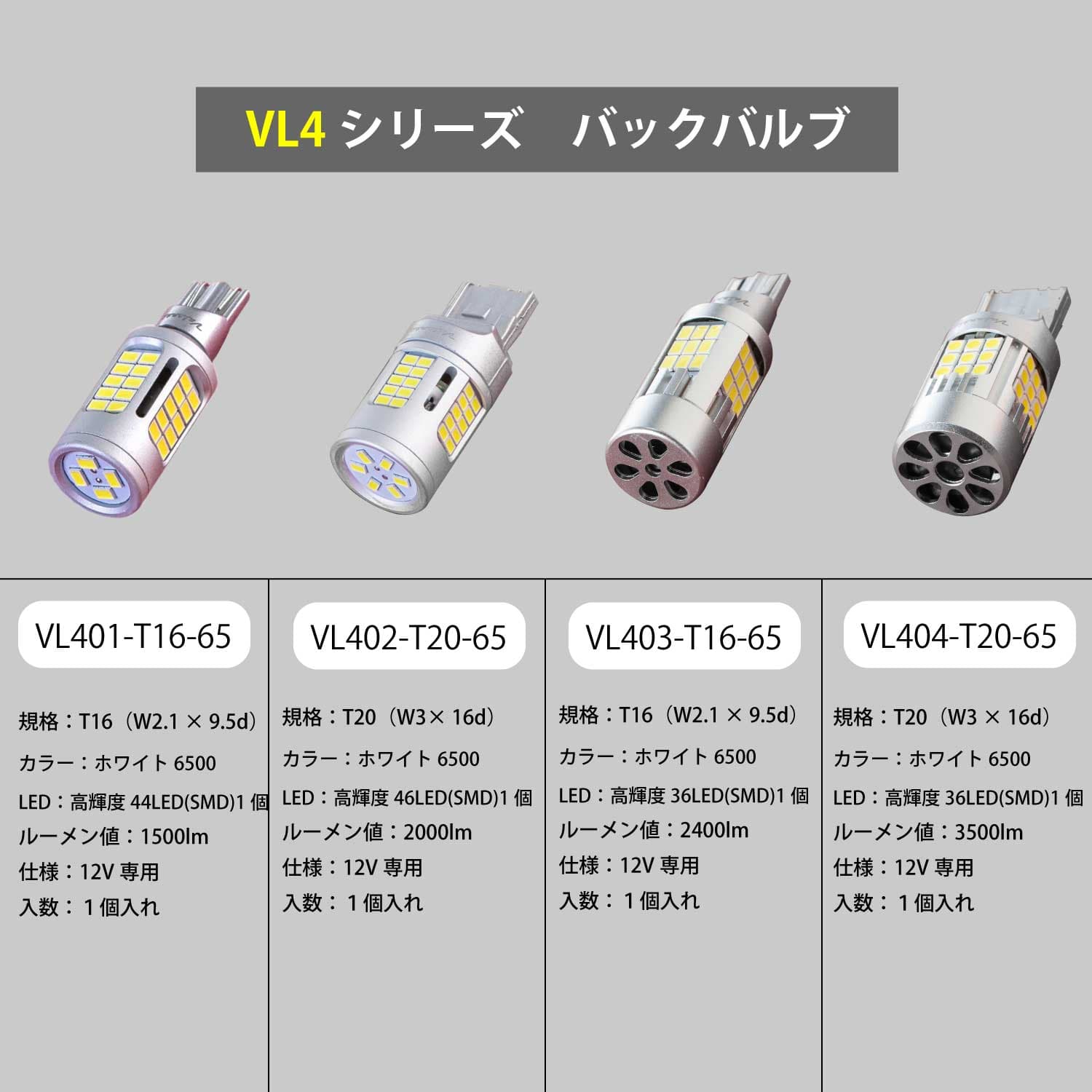 ヴァレンティ VALENTI ジュエルLEDバルブ VLシリーズ T16クール