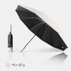 日傘 折りたたみ 大きい メンズ レディース 耐強風 完全遮光 折り畳み傘 晴雨兼用 軽量 UVカッ...
