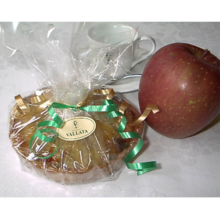 リンゴを１台（12cm）に1個まるごと使ったサクサクのタルトです。 タルト生地もリンゴのコンポートも甘さ控えめ。あっさりしたおいしさです！