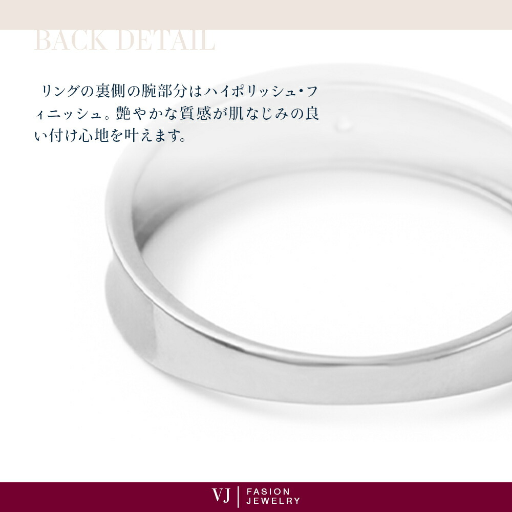 18金 リング ダイヤモンド VJ【ブイジェイ】 18k メンズ ホワイトゴールド「Main Sir ドライゴールド」[指輪 k18 マット 後光 幅広 星 プラチナ 一粒 ピンキー]の画像