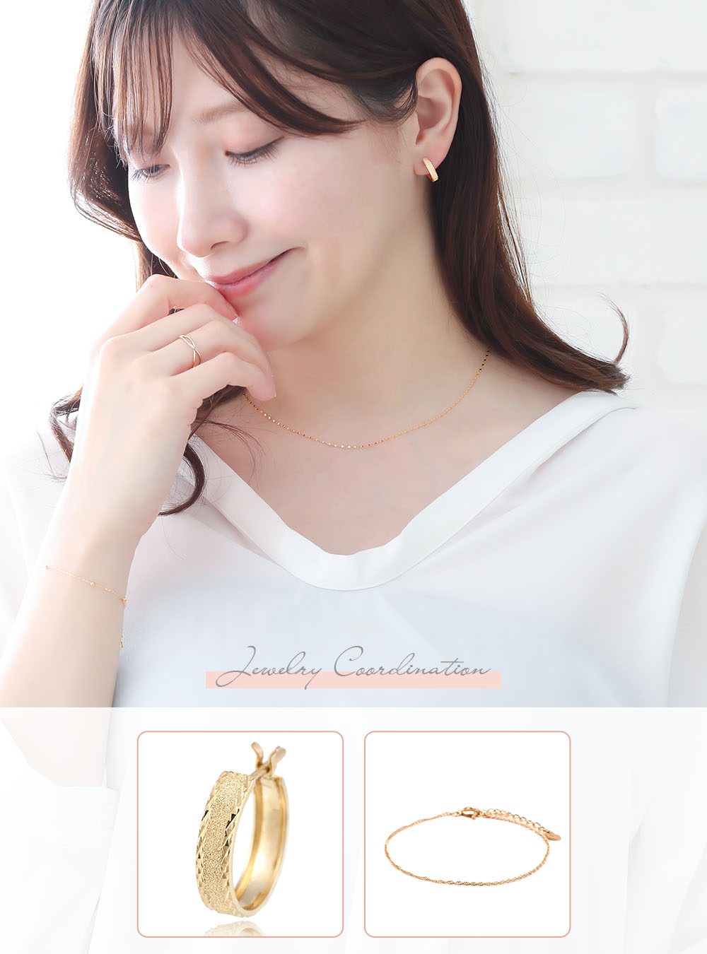 18金 ネックレス 「Amalfi チェーン」1mm 幅 40cm 18k イエロー