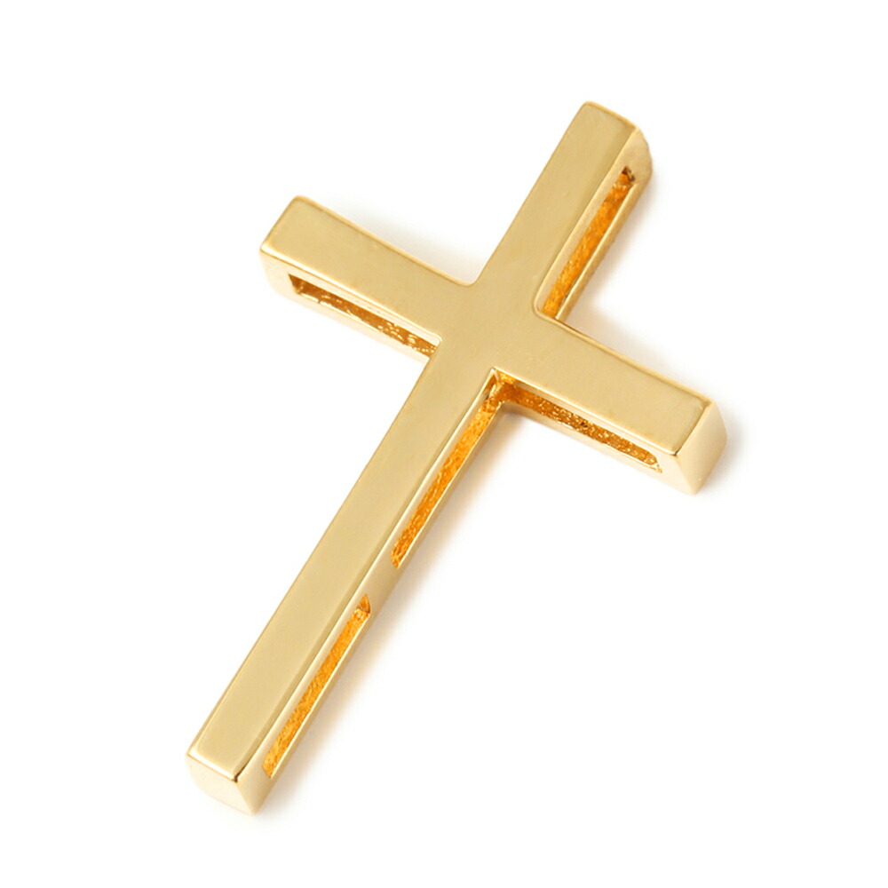 18金 メンズ ネックレス 18k イエローゴールド ベイビー フローティング クロス ペンダント キヘイ チェーン【Bセット】※長さ40cm.45cm.50cm[K18 YG 十字架] |  | 05