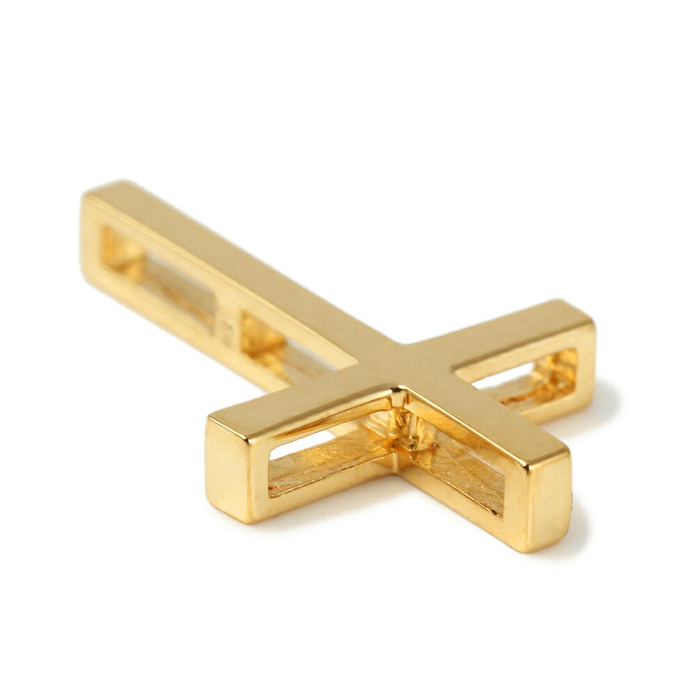 18金 メンズ ネックレス 18k イエローゴールド ベイビー フローティング クロス ペンダント キヘイ チェーン【Bセット】※長さ40cm.45cm.50cm[K18 YG 十字架] |  | 07