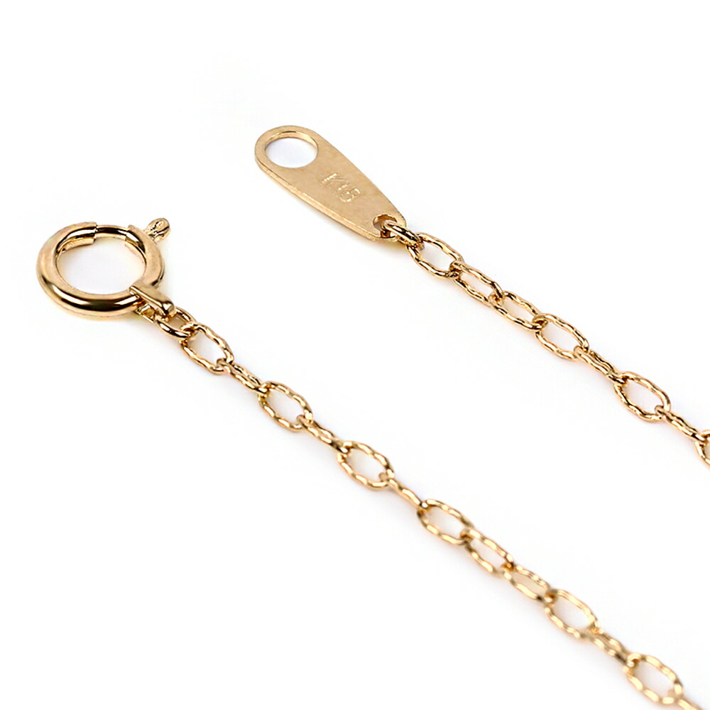 18金 メンズ ネックレス 18k イエローゴールド マリブ チェーン 1.7mm幅 45cm [ツイスト k18 ジュエリー 小豆 アメリカ 細 アズキ ブランド 1.5mm 2mm 10k ]の画像