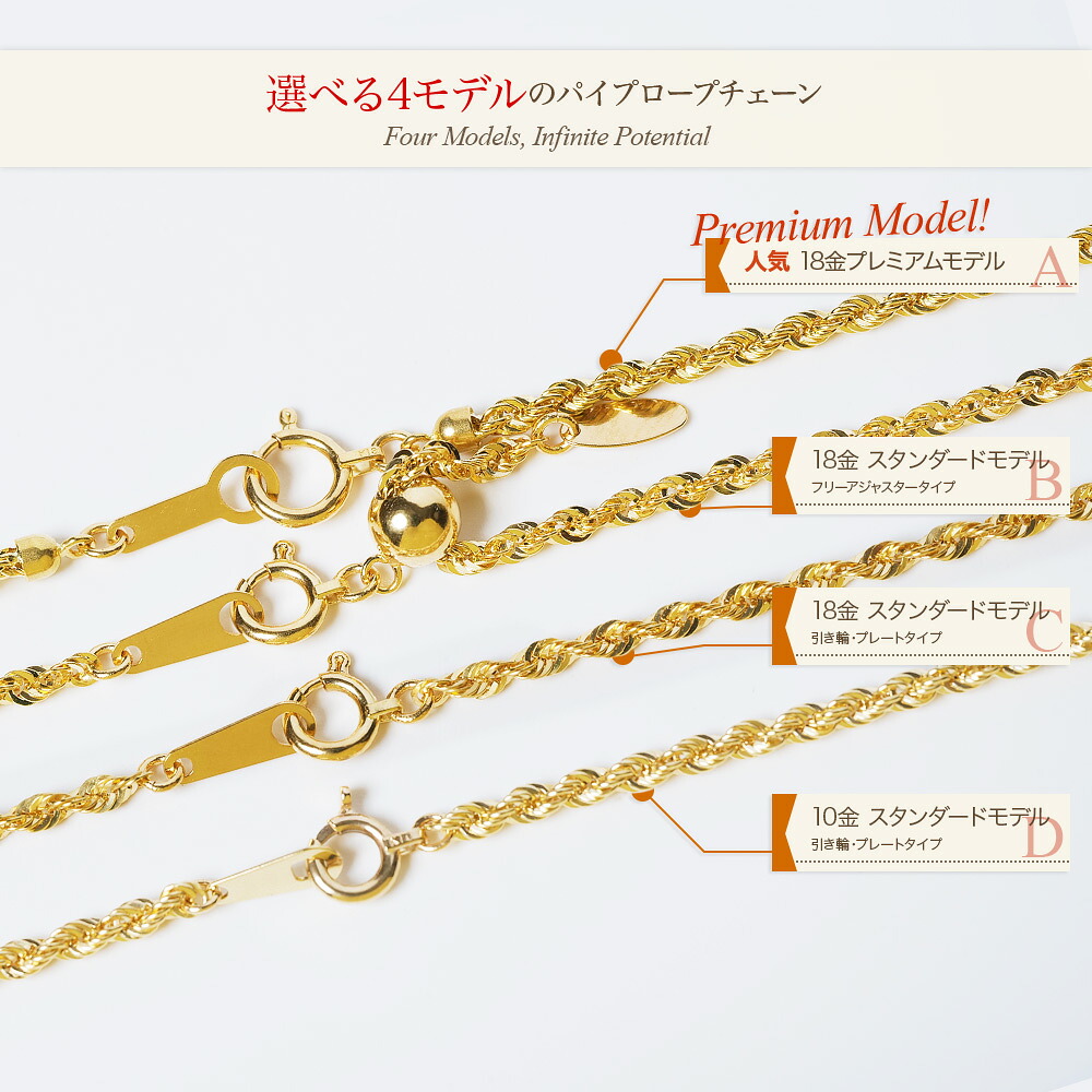 プレミアム モデル 】 18金 メンズ ネックレス K18 レディース
